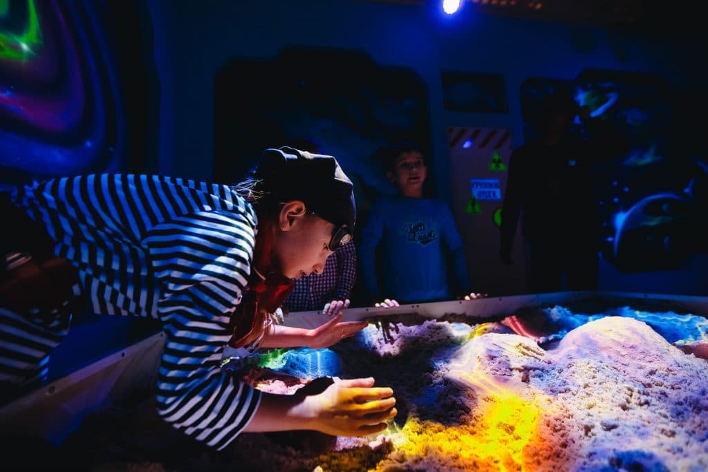 Interactive sandbox: proper sand care